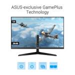 ASUS VY279HGR Eye Care Gaming Monitor – 27 inch FHD (1920x1080), IPS, 120Hz OC, SmoothMotion, 1ms MPRT, Adaptive Sync, Eye Care Plus, Blue Light Filter, Flicker Free, antibacterial, SmoothMotion