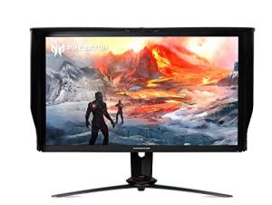 acer Predator XB273K Gpbmiipprzx 27" UHD (3840 x 2160) IPS NVIDIA G-SYNC Compatible Monitor with VESA Certified DisplayHDR 400, Quantum Dot, 144Hz, DCI-P3, Delta E<1 (Display Port & HDMI Port), Black