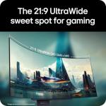 LG UltraGear OLED GX9 Gaming Monitor 45GX950A-B - 5K2K 45 Inch WOLED Curved, Dual-mode 165-330Hz, 0.03ms, 275-1300nits, FreeSync Premium Pro, HDR 400, Speakers, DP 2.1, HDMI 2.1, USB-C, Black