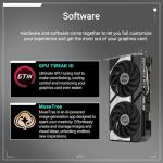 ASUS Dual GeForce RTX 5060 8GB GDDR7 OC Edition (PCIe 5.0, 8GB GDDR7, DLSS 4, HDMI 2.1b, DisplayPort 2.1b, 2.5 slot design, Axial tech fan design, 0dB technology, and more)