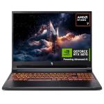 acer Nitro V16 AI ANV16-42 Gaming Laptop - AMD Ryzen AI 7 260, 16GB, 1TB SSD, NVIDIA GeForce RTX 5070, 16" WQXGA 180Hz, Windows 11, Black