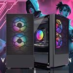 STGsivir Gaming PC, Gaming Computer Desktop Tower, Core i7 8th up to 4.1GHz, 32GB DDR4 RAM, 1TB SSD, WIFI 6, BT 5.0, RGB Fan x3, Windows11 PRO