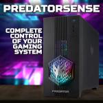 acer Predator PO3-665 Gaming Desktop PC - Intel Core i7-14700F, 16GB, 512GB SSD, NVIDIA GeForce RTX 5070, No Display, Windows 11, Black