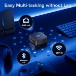 NiPoGi Pinova P1 Mini PC Windows 11 Pro,Mini PC AMD Ryzen 4300U(Up to 3.7 GHz,Βeats N150/N97),16GB RAM 512GB M.2 SSD Mini Computer,Triple 4K@60Hz Display/USB 3.2/Type-C/HDMI/WiFi/BT for Life