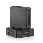 origimagic C4 Mini PC, with Ryzen 5 3550H (up to 3.7GHz) Mini Computer, 16G DDR4 RAM 512GB PCIe SSD, 4K Triple Display, Type-C/USB3.2/Dual RJ45 LAN/Wi-Fi 5/BT 5.0, Mini Desktop PC for Home Office