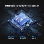 BOSGAME P2 Pro Mini Gaming PC 12th Intel i9-12900H (14C/20T, up to 5.0GHz), 32GB DDR5 1TB PCIe 4.0 SSD Mini Computers with HDMI+DP+Thunderbolt 4 Support Wi-Fi6 BT5.2, Dual 2.5G LAN Mini PC