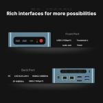 BOSGAME P2 Pro Mini Gaming PC 12th Intel i9-12900H (14C/20T, up to 5.0GHz), 32GB DDR5 1TB PCIe 4.0 SSD Mini Computers with HDMI+DP+Thunderbolt 4 Support Wi-Fi6 BT5.2, Dual 2.5G LAN Mini PC