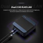 BOSGAME Gaming Mini PC M4, AMD Ryzen 7 8745HS Mini Computers, Radeon 780M Graphics, 32GB Dual Channel DDR5,1TB PCIe4.0 NVMe SSD, Oculink, Support Quad Display