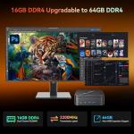 Blackview MP100 Pro Mini Gaming PC W-11 Pro, Intel i9-12900HK, 16GB DDR4 512GB PCIe 4.0 SSD, Triple Display 4K 144Hz, WiFi 6, Bluetooth 5.2, 3-Year Warranty, High Performance Mini Desktop Computer