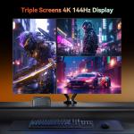 Blackview MP100 Pro Mini Gaming PC W-11 Pro, Intel i9-12900HK, 16GB DDR4 512GB PCIe 4.0 SSD, Triple Display 4K 144Hz, WiFi 6, Bluetooth 5.2, 3-Year Warranty, High Performance Mini Desktop Computer