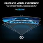 KOORUI 24 Inch Gaming Monitor, 180Hz Curved Monitors, FHD 1080P VA 1ms 1500R PC Monitors with Adaptive Sync, HDMI X2-DP, VESA Compatible, Tilt Adjustable, Eye Care