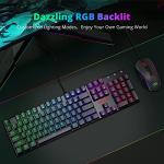 Redragon Mechanical Gaming Keyboard, Mechanical Keyboard with 105 Programmable Keys, Red Switches, Full Anti-ghosting RGB Ideal for Gaming, PC, Windows, Mac, Gamer, Office, Typists - UK Layout