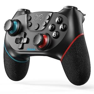 Diswoe Upgraded Wireless Controller for Switch 2/Lite/OLED Pro Controller Switch with Hall Effect, S-witch Remote Joystick Gamepad Supports Wake up,Gyro Axis,Turbo,Dual Vibration and Screenshot