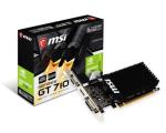MSI GeForce GT 710 2GD3H LP Graphics Card '2GB DDR3, 954MHz, Low Profile, Low Consumption, VGA, DVI-D, HDMI, HTPC, Silent Passive Fanless Cooling System'