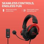 HyperX Cloud II – Gaming Headset PC/PS4/PS5, Red