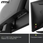 MSI MAG 255F E20,24.5-Inch FHD 1920x1080 Gaming Monitor - 200Hz, 0.5ms, HDR ready, AMD FreeSync Premium, Eye care, AI vision, HDMI 2.0b, DP 1.2a, Frame-less, Tilt Adjustable, Vesa Mount, Black
