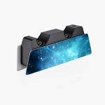 playvital Blue Nebula Full Set Skin Decal for ps5 Console Disc Edition,Sticker Vinyl Decal Cover for ps5 Controller & Charging Station & Headset & Media Remote