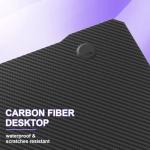 Homall Gaming Desk 80 x 52 cm PC Computer Desk Z Shaped Computer Table PC Gaming Table Gamer Desk for Home Office, Desk with Headphone Hook, Black