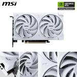 MSI GeForce RTX 5060 8G VENTUS 2X OC WHITE Graphics Card - RTX 5060 GPU, 8GB GDDR7 (28Gbps/128-bit), PCIe 5.0 - DUAL-Fan Thermal Design (2 x TORX FAN 5.0) - HDMI 2.1b, DisplayPort 2.1b