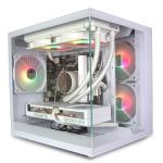 ionz Gaming PC - Desktop Computer, Ryzen 5 5600, NVIDIA RTX 5060,16GB RAM 1TB NVme SSD, 240mm AIO, Windows 11, 600W 80+ PSU, WiFi, (KZ 900, White)