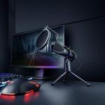Trust Gaming GXT 232 Mantis Streaming Gaming Microphone for PC, PS4 and PS5, USB Connected, Including Shock Mount, Pop Filter and Tripod Stand, Black