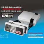 KF-Premium RetroSnap Retro Gaming Console - 620 Classic Games, Handheld & TV Play, 2 Player Controllers, Plug & Play 8-Bit Nostalgia System, UK