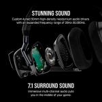 Corsair VOID ELITE RGB USB Gaming Headset (7.1 Surround Sound, Optimised Omnidirection Microphone, Customisable RGB Lighting, Microfibre Mesh Fabric Earpads, Aluminium Construction) - Black