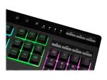 Corsair K55 RGB PRO Gaming Keyboard with Membrane Keys, Dynamic RGB Backlight, 6 Macro Keys with Elgato Software Integration, Dust and Spill Resistance, QWERTY, Black