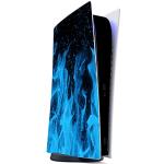 playvital Blue Flame Full Set Skin Decal for ps5 Console Digital Edition, Sticker Vinyl Decal Cover for ps5 Controller & Charging Station & Headset & Media Remote