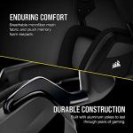 Corsair VOID ELITE RGB USB Gaming Headset (7.1 Surround Sound, Optimised Omnidirection Microphone, Customisable RGB Lighting, Microfibre Mesh Fabric Earpads, Aluminium Construction) - Black
