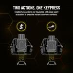 CORSAIR K70 MAX RGB Magnetic Mechanical Wired Gaming Keyboard – MGX Adjustable Switches, Simultaneous SOCD and Rapid Trigger, PBT Double-Shot Keycaps, Sound Dampening, 8000Hz Polling, QWERTY UK, Black