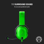 Razer BlackShark V2 X - Multi-Platform Wired Esports Headset (Triforce 50 mm Drivers, Advanced Passive Noise Cancellation, 7.1 Surround Sound, Hyperclear Cardioid Mic) Green