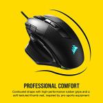CORSAIR NIGHTSWORD RGB Wired Tunable FPS/MOBA Gaming Mouse – 18,000 DPI – 10 Programmable Buttons – Weight System – iCUE Compatible – PC, Mac, PS5, PS4, Xbox – Black