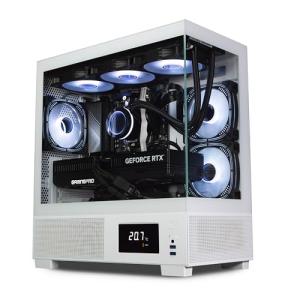 ionz Gaming PC - Desktop Computer, AMD Ryzen 7 5700X, NVIDIA RTX 5060,16GB RAM 1TB NVMe SSD, 360 mm AIO Cooler, Windows 11, 500W 80+ PSU, WiFi, Aether Vision, White