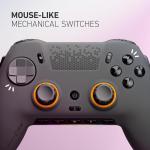 SCUF ENVISION PRO Wireless V1 (2023) PC Gaming Controller - Five Remappable G-Keys - Remappable Back Paddles - Instant Triggers - iCUE Compatible - Steel Grey