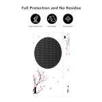 playvital Custom Vinyl Skins for Xbox Series S, Wrap Decal Cover Stickers for Xbox Series S Console Controller - Falling Cherry Blossom