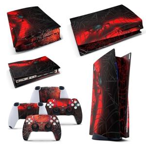 GNG PS5 Console Spider Skin Decal Vinal Sticker + 2 Controller Skins Set