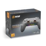 SCUF ENVISION PRO Wireless V1 (2023) PC Gaming Controller - Five Remappable G-Keys - Remappable Back Paddles - Instant Triggers - iCUE Compatible - Steel Grey