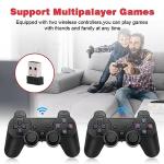 X2 Plus Game Stick Retro Video Game Console 4K Games Stick with 128G 40000+ Games / 2.4G Wireless Controllers / HD Output Game Machine Portable Christmas & Kids Gift (128GB)