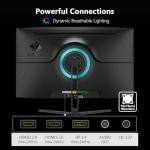 Z-Edge 32 Inch Curved Gaming Monitor 240Hz 1ms MPRT Full HD 16:9 Curved Screen Frameless LED Monitor, Ultra-Thin Bezel, FreeSync, DisplayPort & HDMI, Black