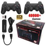 X2 Plus Retro Games Console - Double Wireless Controller, 40000+ Games