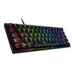 Razer Huntsman Mini (Purple Switch) - 60 Percent Compact Gaming Keyboard (Clicky Optical-Mechanical Switches, Doubleshot PBT Keycaps, Detachable USB-C Cable) QWERTY UK Layout | Black