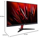 acer Nitro KG272S3bmiipfx 27 inch Gaming Monitor - Full HD (1920x1080), 180Hz, FreeSync Premium, 0.5ms, HDR 10, HDMI 2.0, DP 1.2, Black