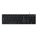 Logitech G G413 SE Full-Size Mechanical Gaming Keyboard - Backlit Keyboard with Tactile Mechanical Switches, Anti-Ghosting, Compatible with Windows, macOS, QWERTY UK English Layout - Black