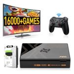 Kinhank Super Console X5 PRO Retro Game Console with 16000+Games,Emulator Console with Game&TV System,Rock Chip RK3588S,8K UHD Output,BT 5.0,SATA 3.1,Wireless Controllers