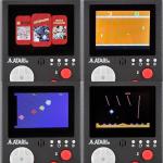 Official Atari Cartridge Handheld Mini Arcade Console with 3 Games - Pong Sports, Asteroids & Missle Command, 2" Colour Screen, Keyring, Retro Gaming Console Gift for Him and Her