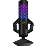 ASUS ROG Carnyx USB Gaming Microphone (25mm condenser capsule, 192kHz/24-bit, cardioid, high-pass filter, built-in pop filter, metal shock mount, one-touch mute, USB, Aura Sync RGB)- Black