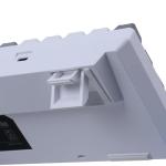 MageGee Portable 60% Gaming Mechanical Keyboard, Minimalist MK-Box Ice Blue Backlit Compact 68 Keys Wired Office Keyboard with Red Switch for Windows Laptop PC Mac Convenient(Gray & White)