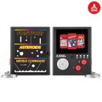 Official Atari Cartridge Handheld Mini Arcade Console with 3 Games - Pong Sports, Asteroids & Missle Command, 2" Colour Screen, Keyring, Retro Gaming Console Gift for Him and Her