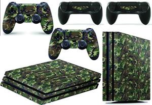 giZmoZ n gadgetZ PS4 Pro Console Camo Skin Decal Vinal Sticker + 2 Controller Skins Set